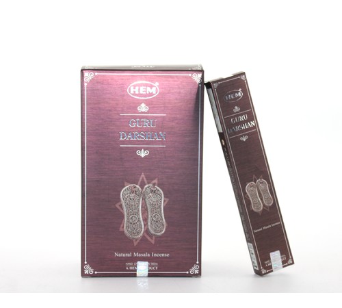 Hem Devotional Guru Darshan Masala Aromalı Çubuk Tütsü Hem Devotional Guru Darshan Masala Aromalı Çubuk Tütsü
