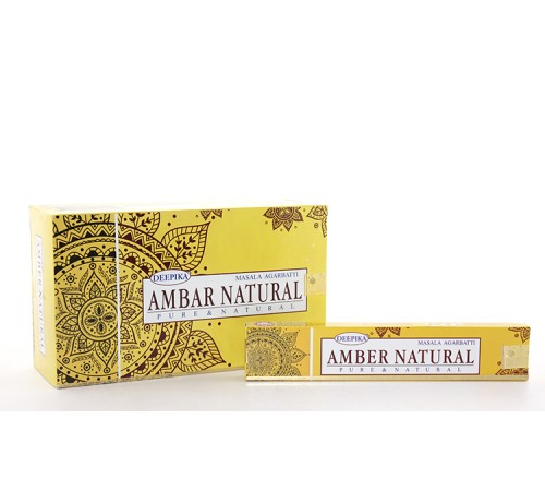 Deepika Amber Natural Aromalı Çubuk Tütsü Deepika Amber Natural Aromalı Çubuk Tütsü
