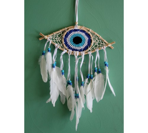 Rüya Kapanı Dream Catcher Göz Tasarımı Model 1 Rüya Kapanı Dream Catcher Göz Tasarımı Model 1