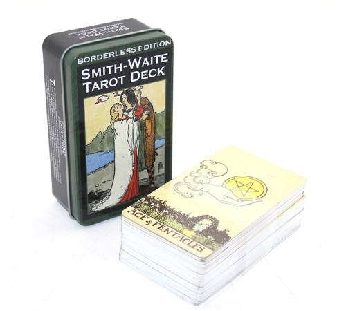 Metal Kutulu Tarot Kartı Smith-Waite Metal Kutulu Tarot Kartı Smith-Waite