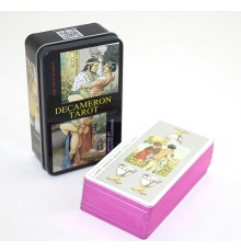 Metal Kutulu Tarot Kartı Decameron