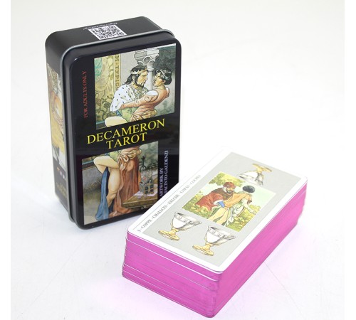 Metal Kutulu Tarot Kartı Decameron Metal Kutulu Tarot Kartı Decameron