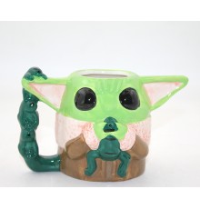 Porselen Baby Yoda Kupa Bardak