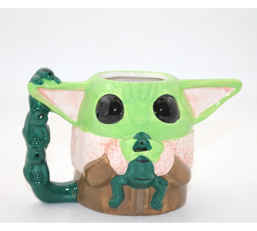 Porselen Baby Yoda Kupa Bardak Porselen Baby Yoda Kupa Bardak