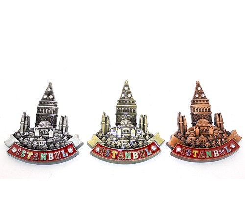 İstanbul Temalı Metal Magnet Model 1