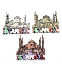İstanbul Temalı Metal Magnet Model 6