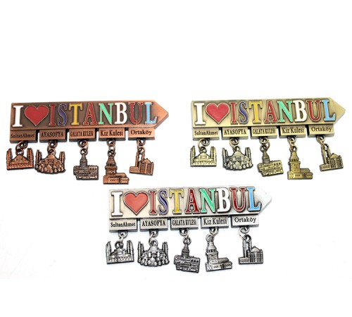 İstanbul Temalı Metal Magnet Model 7 İstanbul Temalı Metal Magnet Model 7