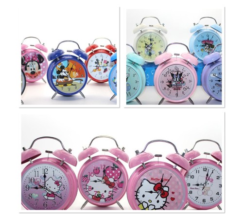 Kuromi, Hello Kitty, Mickey Mouse Masa Üstü Çalar Saat Kuromi, Hello Kitty, Mickey Mouse Masa Üstü Çalar Saat