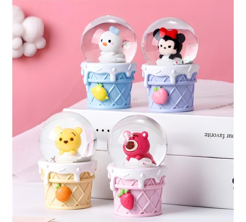 Mickey Mouse Işıklı Kar Küresi Model 1