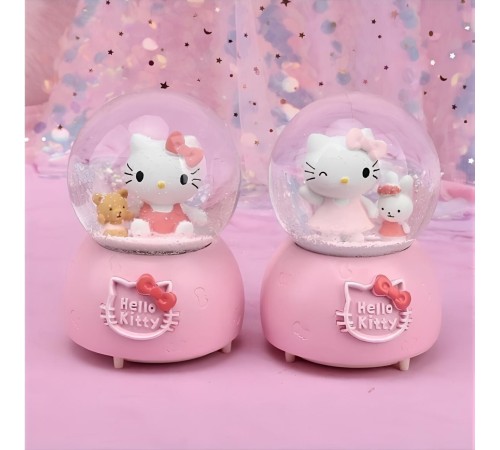 Hello Kitty Işıklı Müzikli Kar Küresi Orta Boy Model 4 Hello Kitty Işıklı Müzikli Kar Küresi Orta Boy Model 4