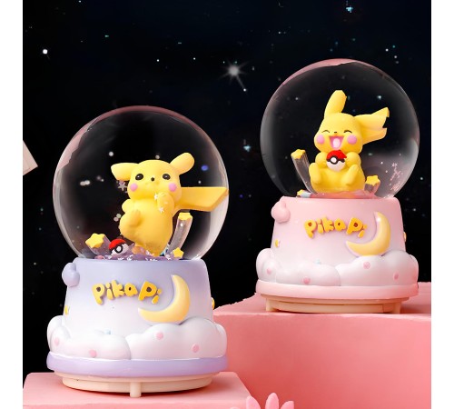 Pokemon Üflemeli Işıklı Müzikli Kar Küresi Orta Boy Pokemon Üflemeli Işıklı Müzikli Kar Küresi Orta Boy