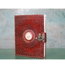 Taşlı Deri Defter Model 3