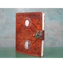 Taşlı Deri Defter Model 9