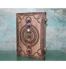 Taşlı Deri Defter Model 13