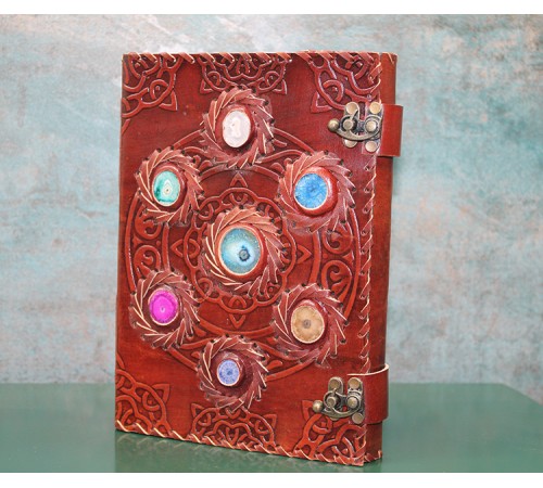Taşlı Deri Defter Model 12 Taşlı Deri Defter Model 12