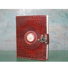 Taşlı Deri Defter Model 11