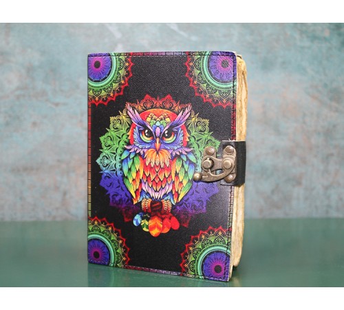 Baykuşlu Deri Defter Model 2 Baykuşlu Deri Defter Model 2