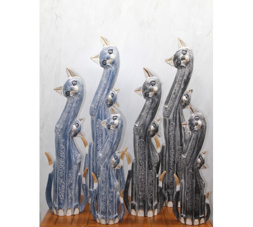 Ahşap 3'lü Kedi Seti 1 Metre Model 2 Ahşap 3'lü Kedi Seti 1 Metre Model 2