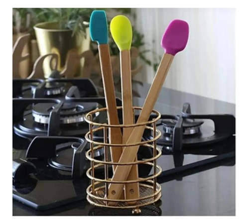 Silikon Uçlu Isıya Dayanıklı Bambu Spatula 3'lü Set Silikon Uçlu Isıya Dayanıklı Bambu Spatula 3'lü Set
