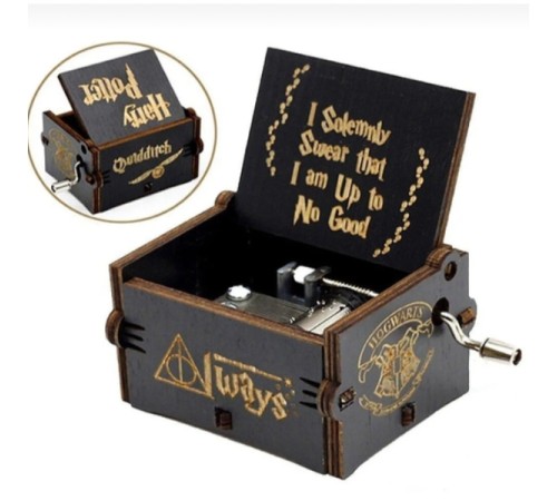 Harry Potter Ahşap Çevirmeli Müzik Kutusu Harry Potter Ahşap Çevirmeli Müzik Kutusu