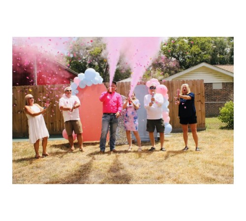 Cinsiyet Tüpü - Gender Reveal Partisi Tüpü Pembe Renk Cinsiyet Tüpü - Gender Reveal Partisi Tüpü Pembe Renk