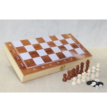 Ahşap Kutulu Satranç Model 1