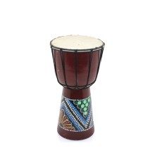 Batikli Ahşap Darbuka 25 Cm