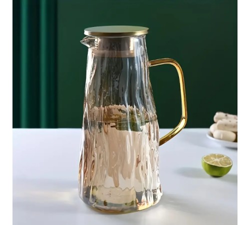 Çelik Kapaklı Cam Sürahi 1800 ml Çelik Kapaklı Cam Sürahi 1800 ml