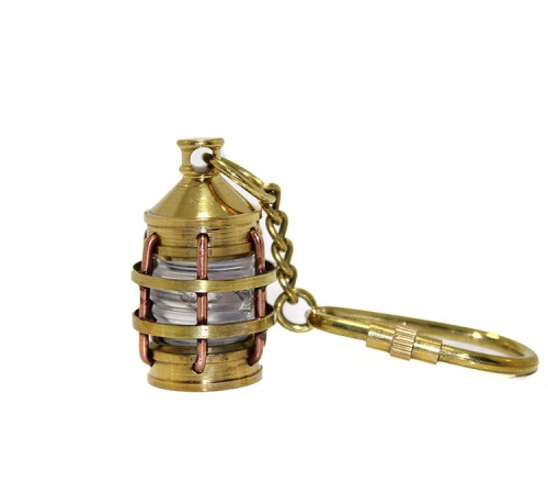 Pirinç Gaz Lambası Anahtarlık Pirinç Gaz Lambası Anahtarlık