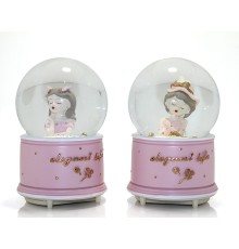 Kar Küresi Işıklı Müzikli 13 Cm No 2