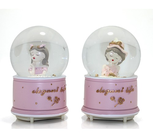 Kar Küresi Işıklı Müzikli 13 Cm No 2