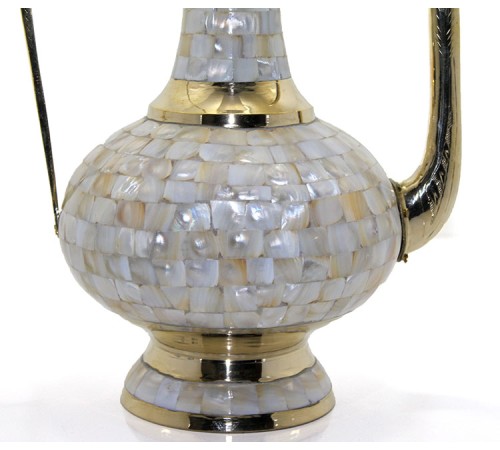 Pirinç Sedefli İbrik 55 Cm