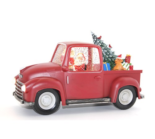 Araba Tasarımlı Işıklı Müzikli Noel Baba Kar Küresi Araba Tasarımlı Işıklı Müzikli Noel Baba Kar Küresi