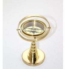 Pirinç Masa Üstü Pusula Model 1