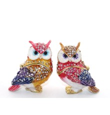 Swarovski Taşlı 2'li Baykuş Seti