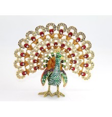Swarovski Taşlı Tavuskuşu Model 3