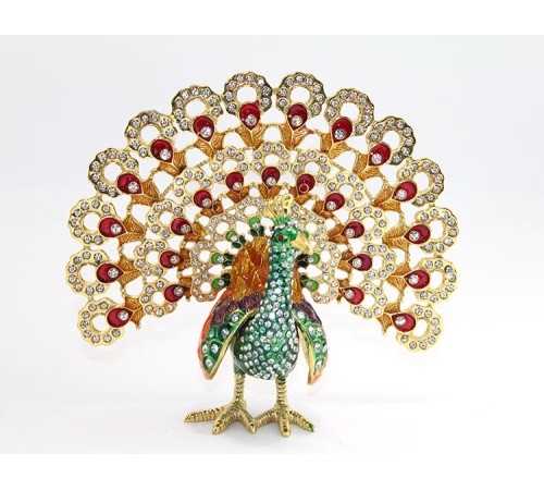 Swarovski Taşlı Tavuskuşu Model 3 Swarovski Taşlı Tavuskuşu Model 3