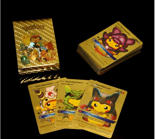 Pokemon Oyun Kartı Altın Deste Model 4 Pokemon Oyun Kartı Altın Deste Model 4