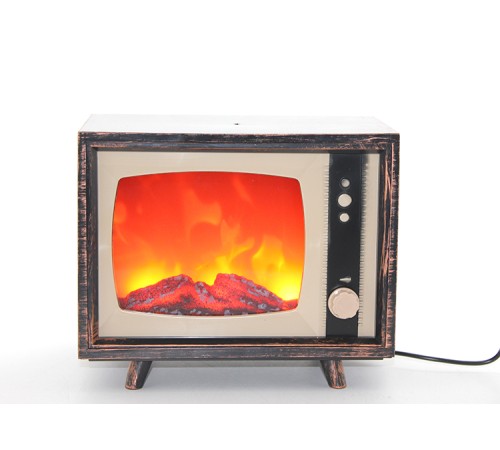 TV Tasarımlı Ledli Şömine Lamba TV Tasarımlı Ledli Şömine Lamba