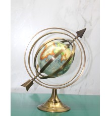 Pirinç Dünya Küre Model 2