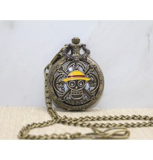 One Piece Tasarımlı Köstekli Saat