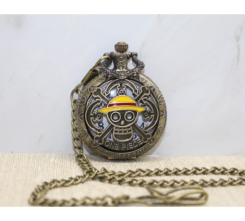 One Piece Tasarımlı Köstekli Saat One Piece Tasarımlı Köstekli Saat