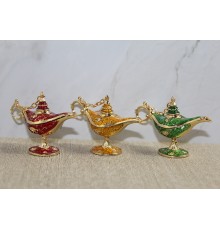 Swarovski Taşlı Minik Figür - Alaaddin'in Lambası