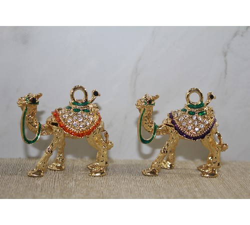 Swarovski Taşlı Minik Figür - Deve