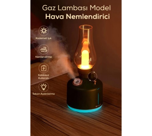 Gaz Lambası Tasarımlı Hava Nemlendirici Gaz Lambası Tasarımlı Hava Nemlendirici