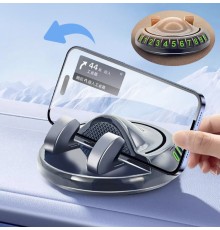 360° Dönebilen Yapışkanlı Numaratörlü Araç Telefon Tutucu