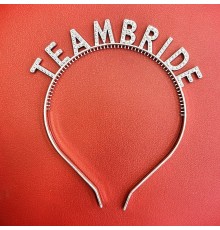 Gümüş Renk Team Bride Taç – Gelin ve Nedime Tacı