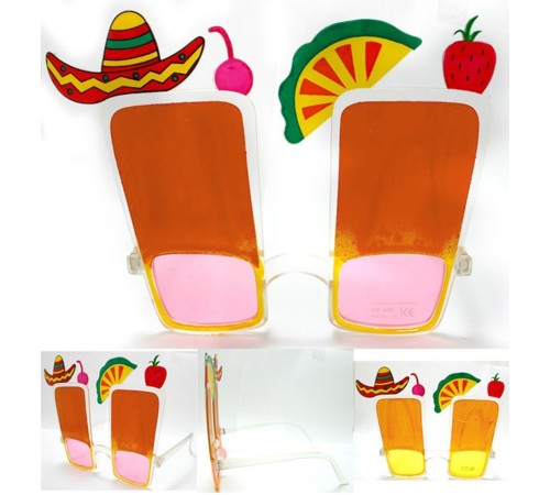 Sombrero Hawaii Fiesta Meyve Figürlü Gözlük Sombrero Hawaii Fiesta Meyve Figürlü Gözlük