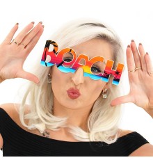 Beach Yazılı Parti Gözlüğü
