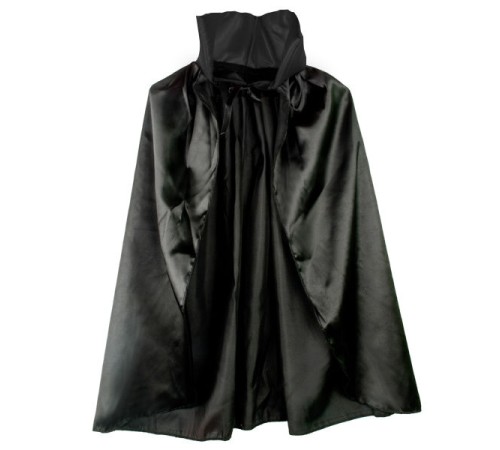 Siyah Renk Yakalı Halloween Pelerini 90 cm Siyah Renk Yakalı Halloween Pelerini 90 cm